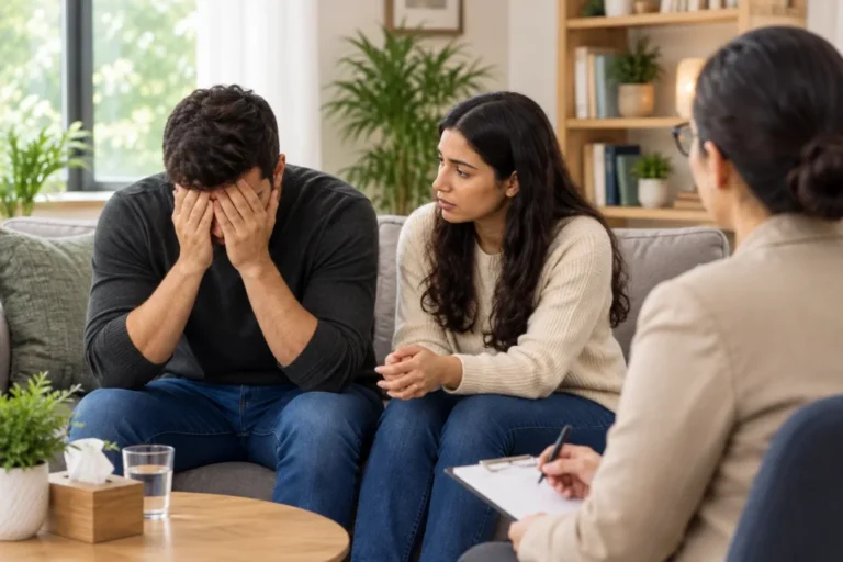 Couple psychotherapy session Safemind in Baner