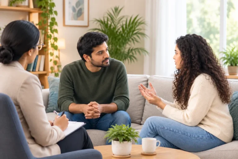Couples therapy session with a psychologist Safemind in Baner